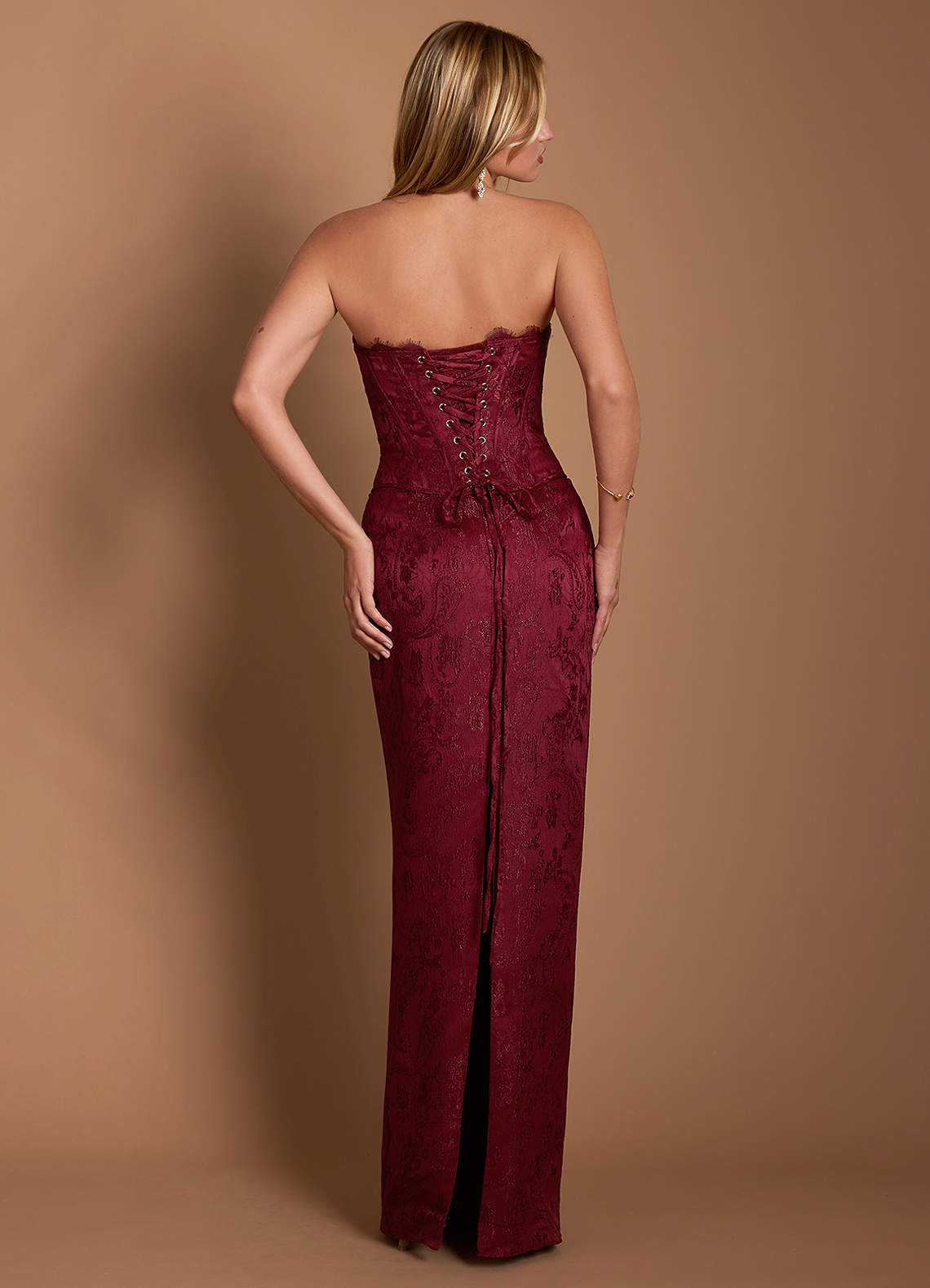 Koryn Dark Raspberry Two Piece Dress image3