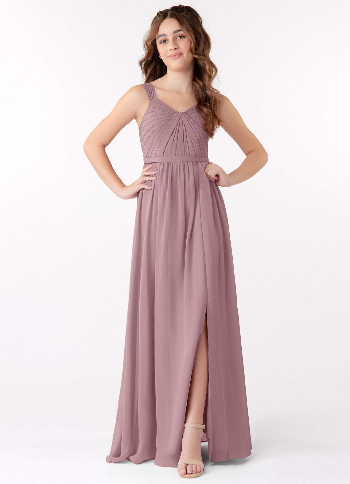 Azazie Scarlett Stormy Bridesmaid Dress XS top