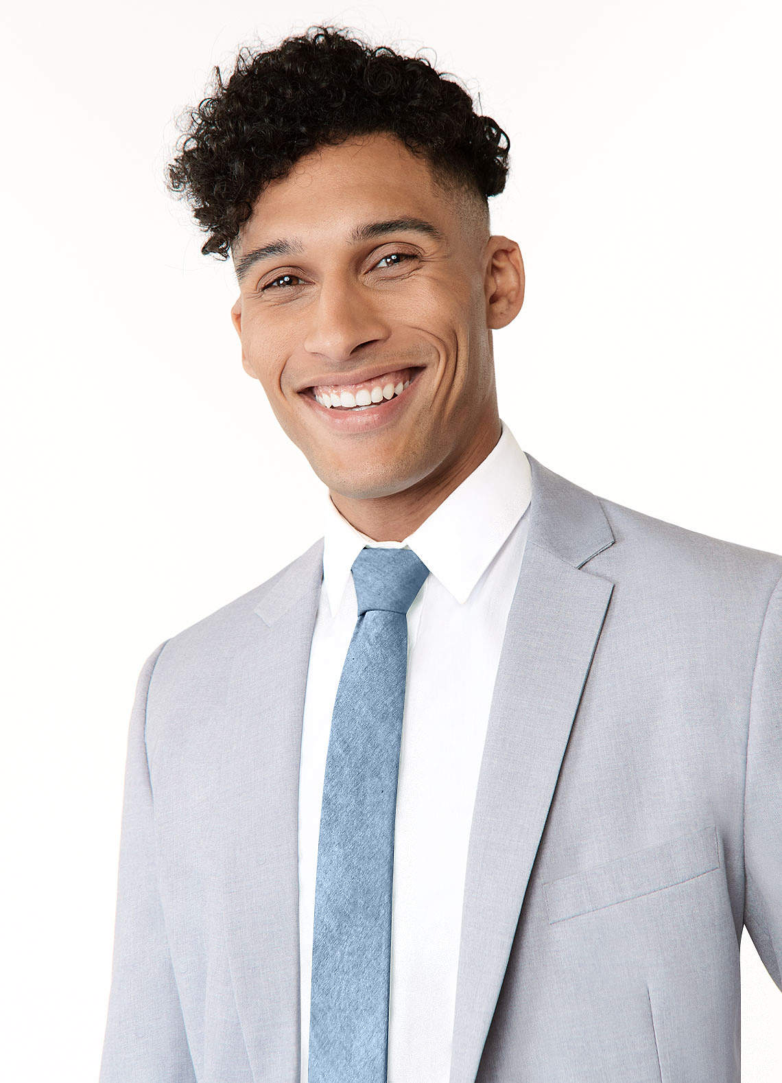 front Soft Cotton Skinny Tie