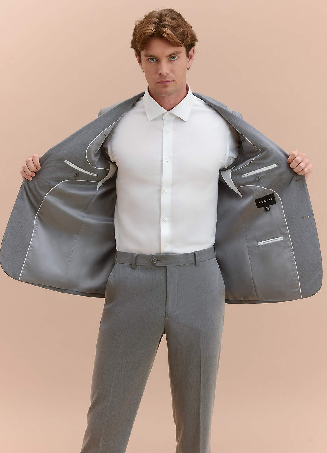 front William Grey Comfort Blend  Suit Jacket