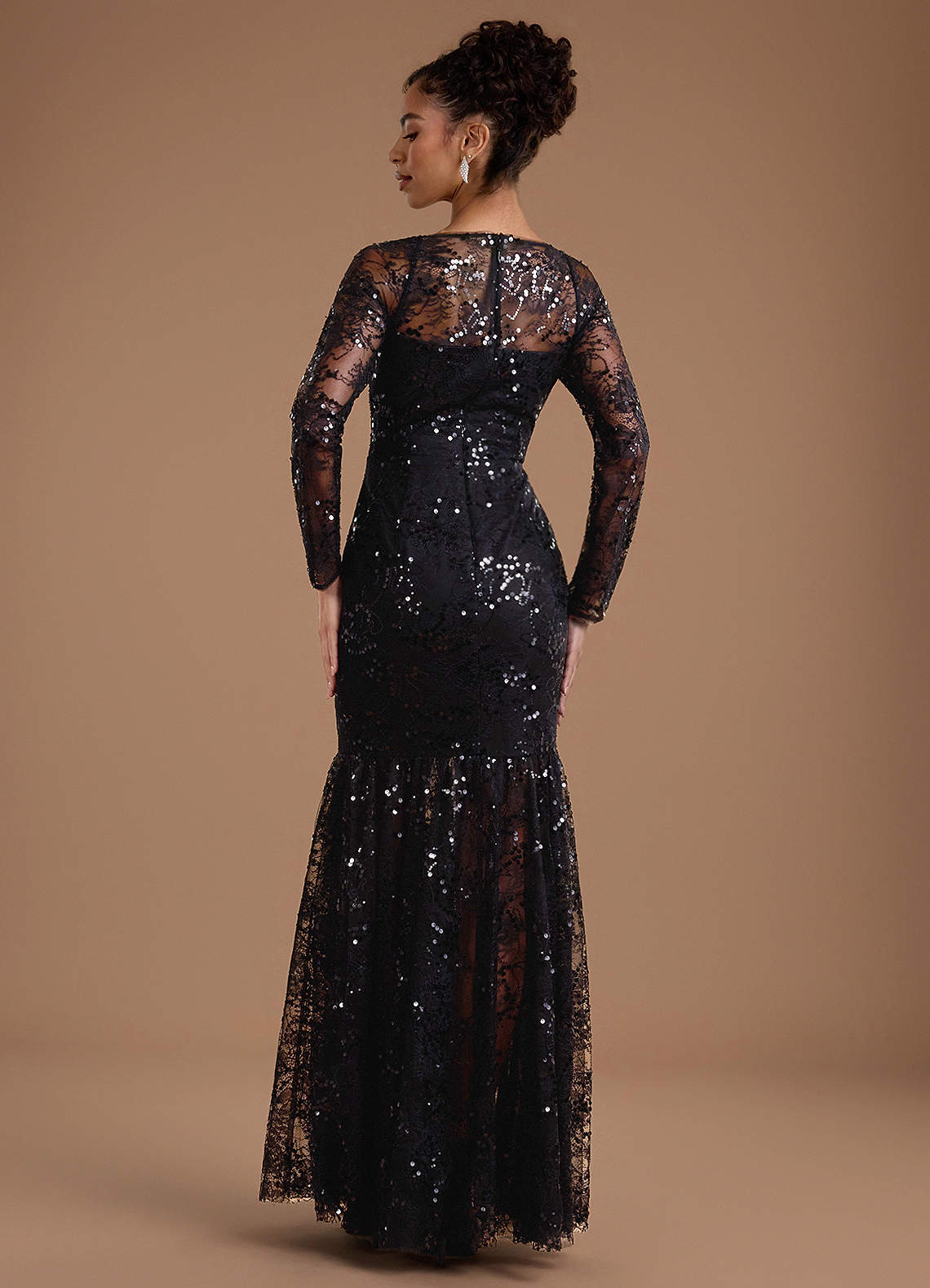 Sutton Black Maxi Dress image1