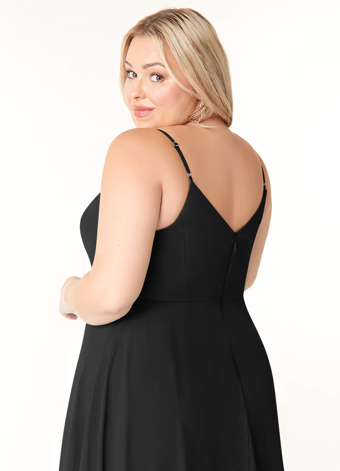 white christmas dresses La Femme Prom Style 32226 Black / 24W main image 1