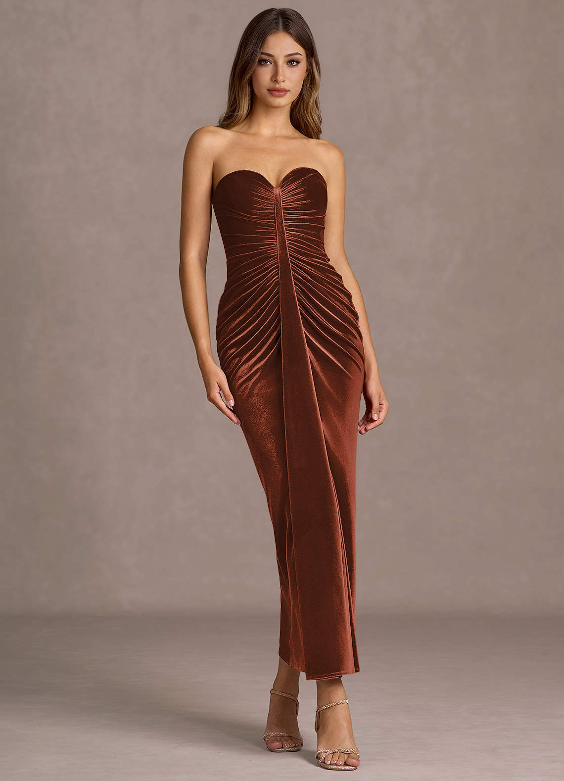 Mackenzie Terracotta Maxi Dress Ready to Ship | Azazie