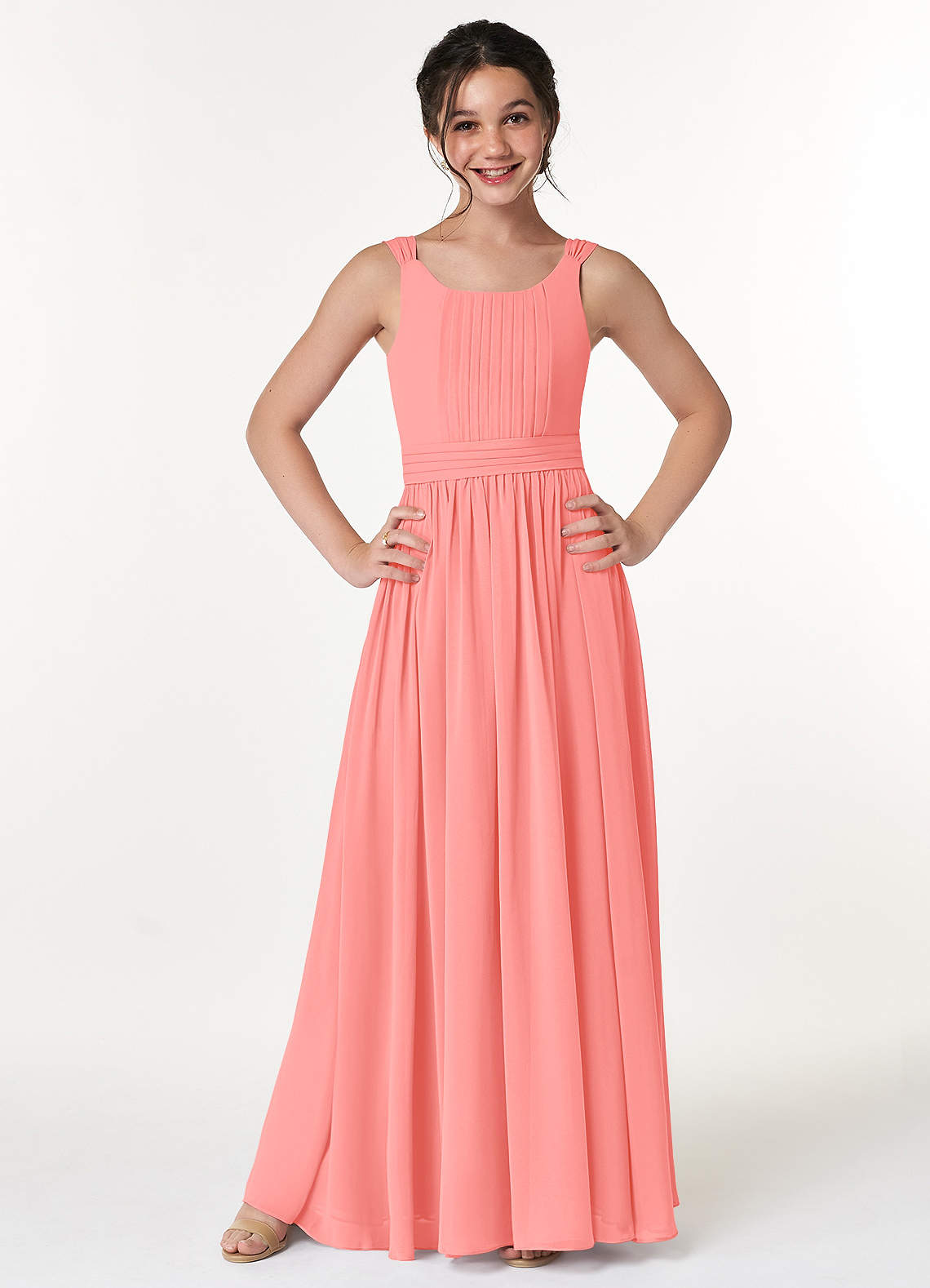 Coral 2024 junior dresses