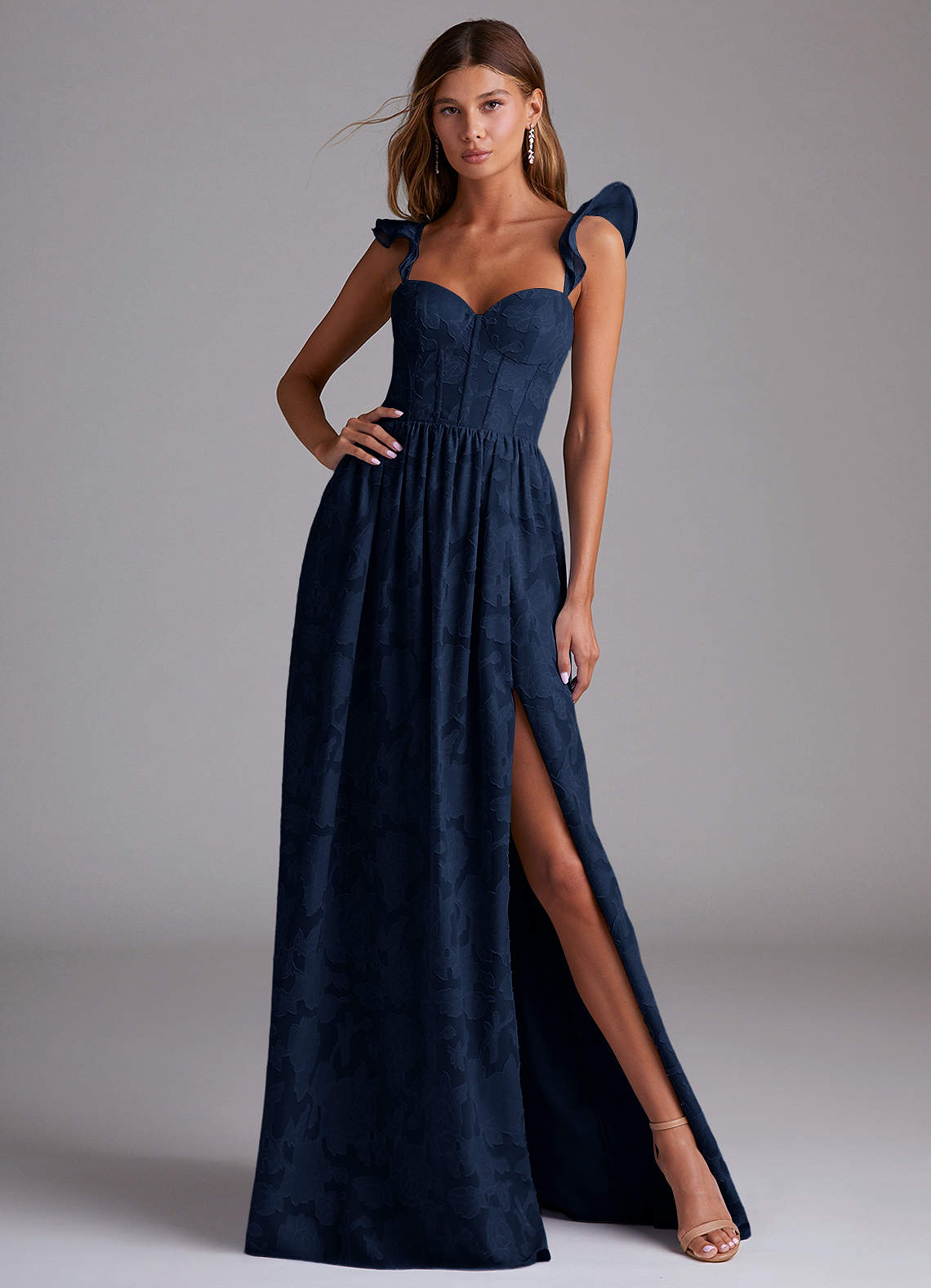 Azazie Denisse Dark Navy Bridesmaid Dresses Azazie