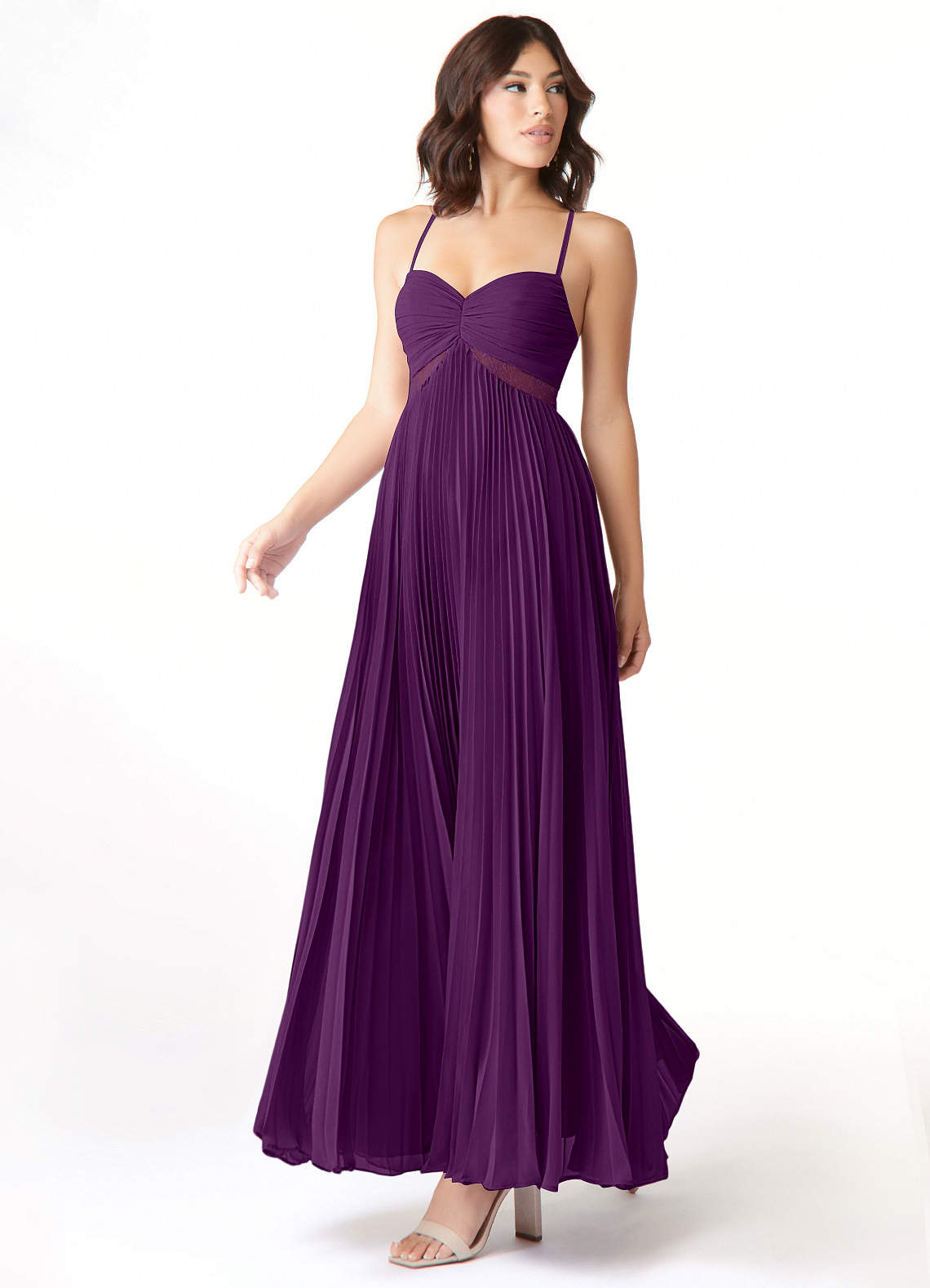 Grape Azazie Devyn Bridesmaid Dresses | Azazie