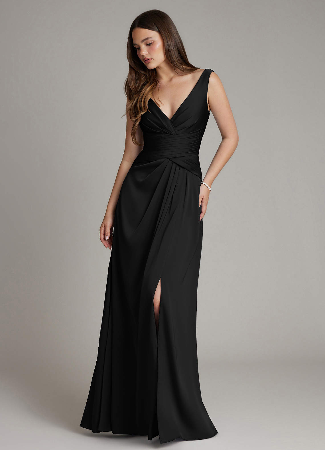 black formal dress sale La Femme 33135 - Long Jersey Sheath Dress