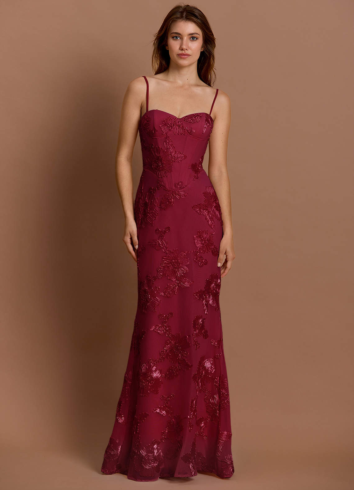 Vestido Merlot Largo Anika image1