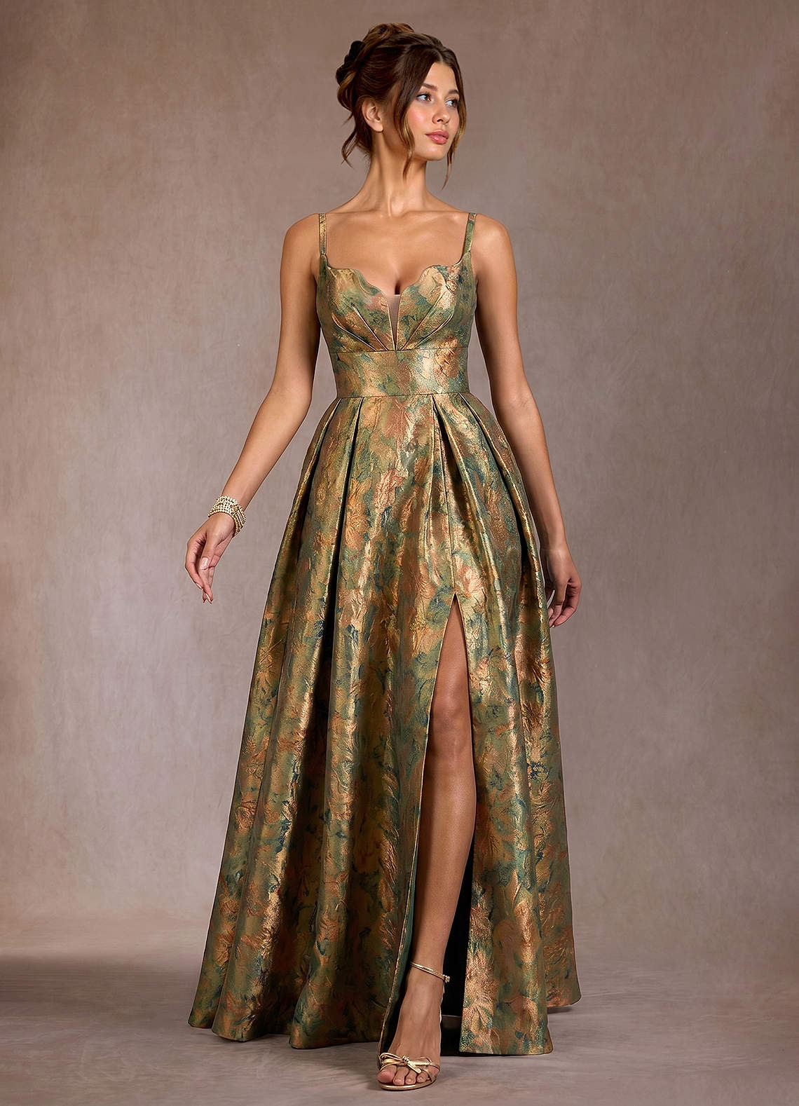wedding dress corset shapewear Strapless Gown with 3D Floral Appliqués & Detachable Cape Made to Measure Kennedy Blue Haley Luxe Size:Juniors/Women 0 Sleeveless Formal Dresses From its boned corset