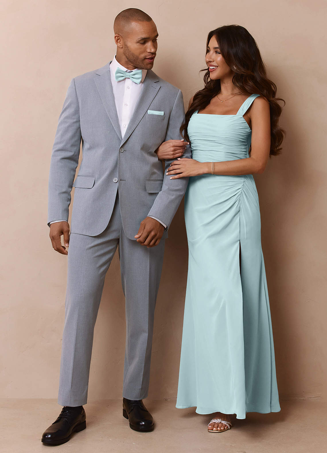 front Savile Grey Wool Blend Suit