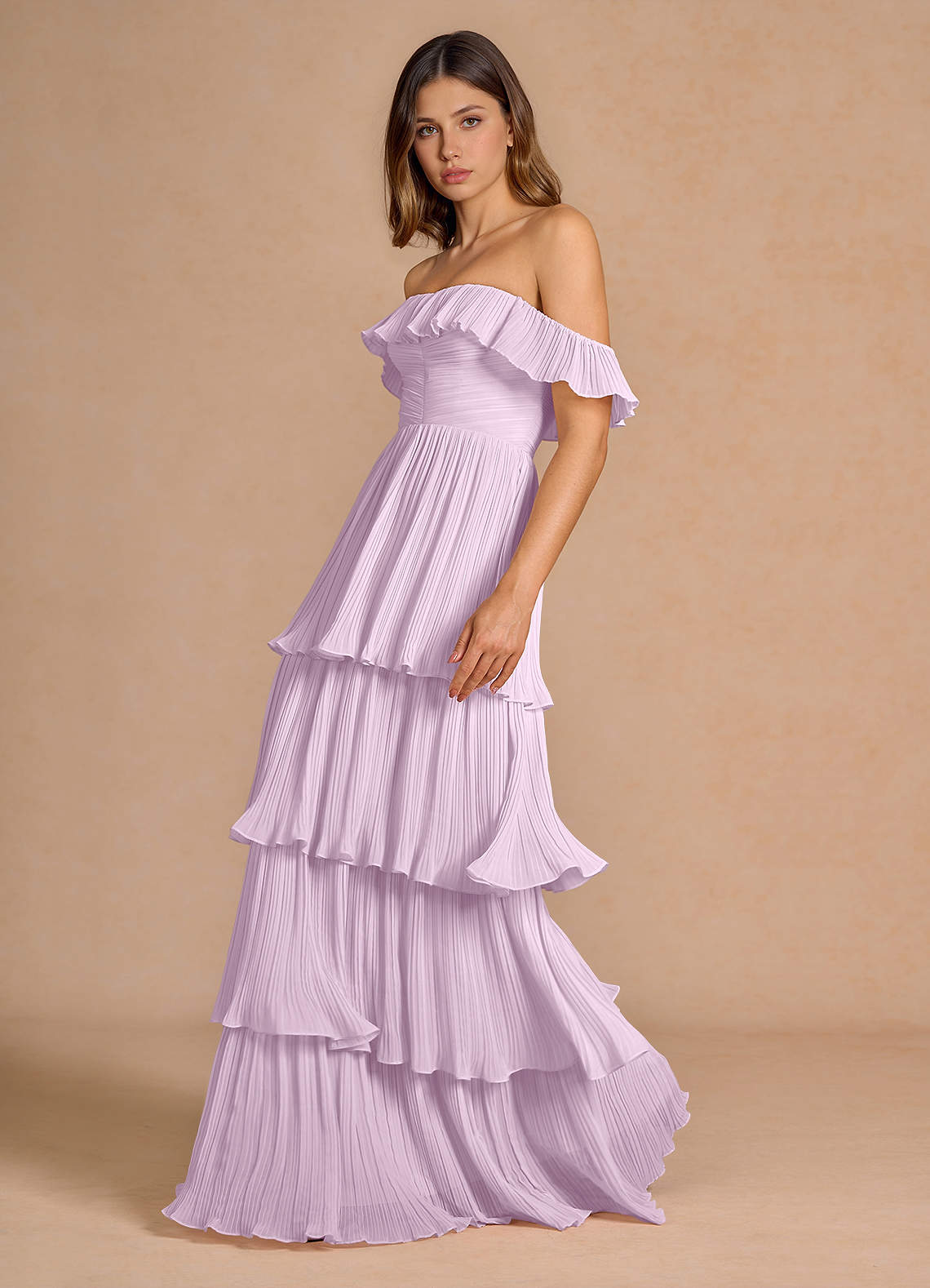 strapless open back dress Break Of Dawn Lavender Purple Floral Lace Dress – Shop the Mint