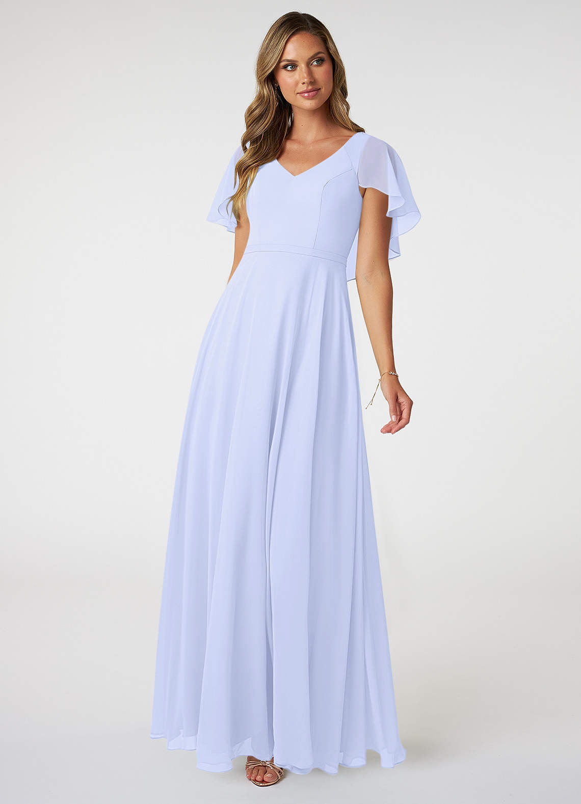 Vestido de dama de honor Azazie Jamie en color Lavanda | Azazie, image size:1140x1578