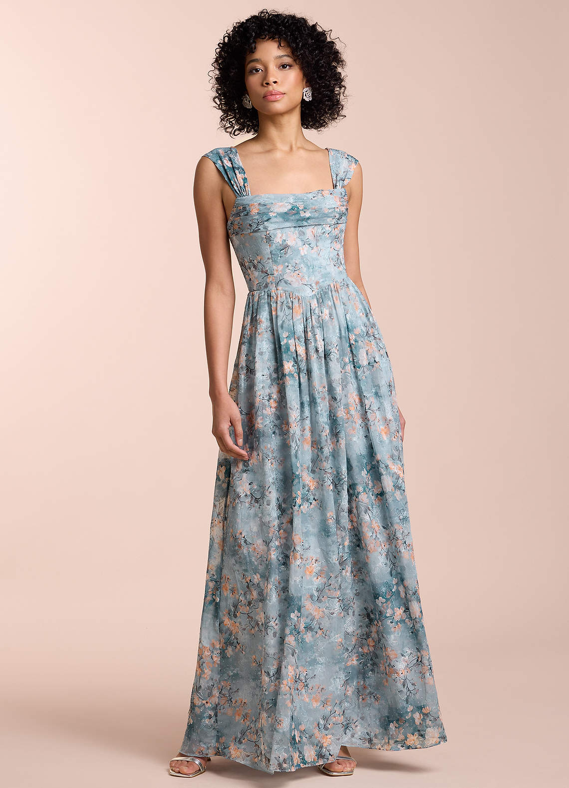 Aleah Powder Blue Maxi Dress image1