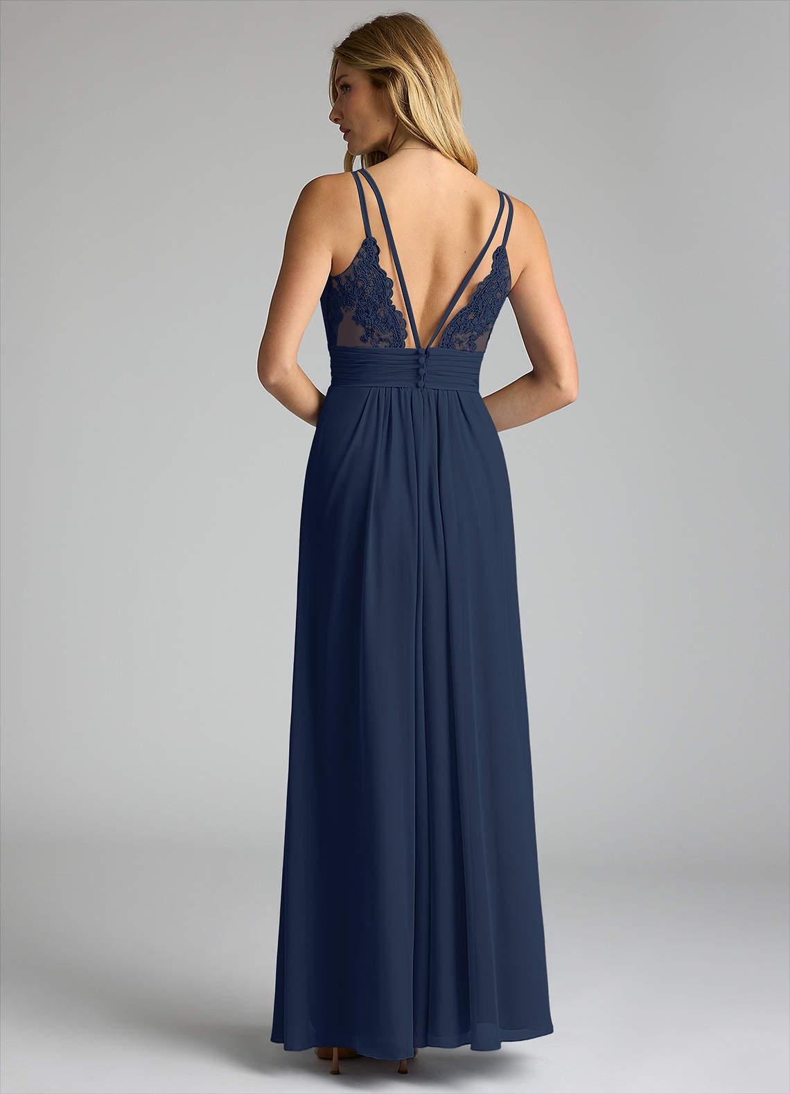 Azazie Maren Allure Dark Navy Bridesmaid Dresses | Azazie