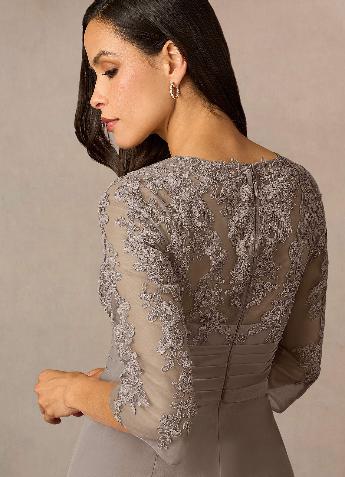dresses with sleeves knee length Seta T Women's Long Sleeve Wrap V Neck Elegant Cocktail Party Work Dress Pockets Small Apricot : Clothing, Shoes & Jewelry Women's Tube Knit Maxi BTSF25 Tadashi Shoji effortlessly combines Size:US10 / UK14 / EU40