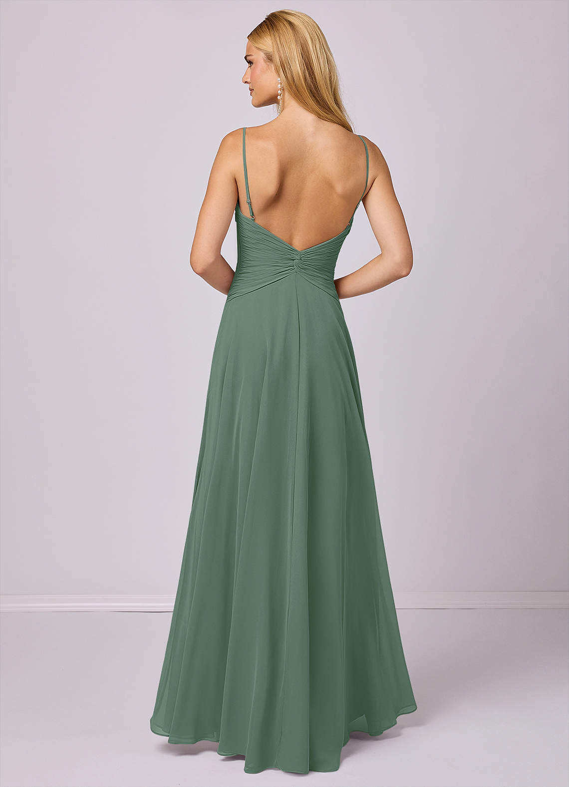Barbie ♥ Azazie Bridesmaid Dresses A-Line Chiffon Floor-Length Dress image1