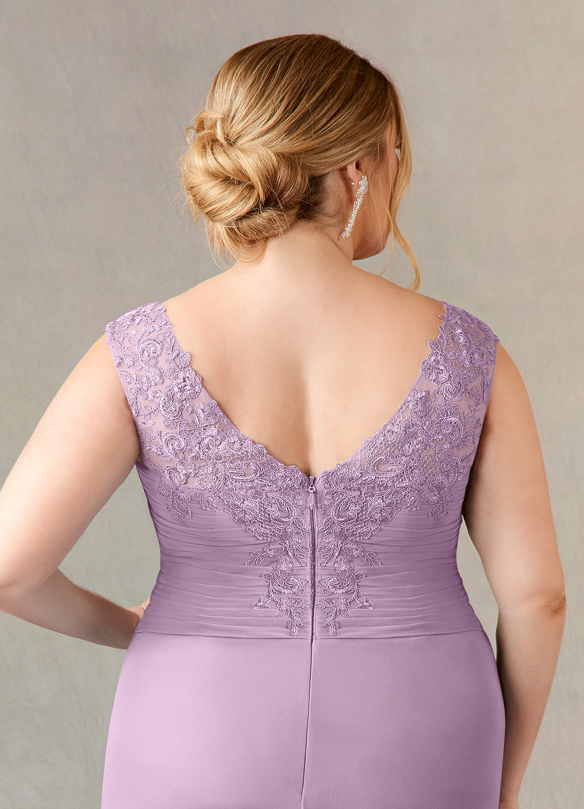 plus size lavender mother of the bride dresses