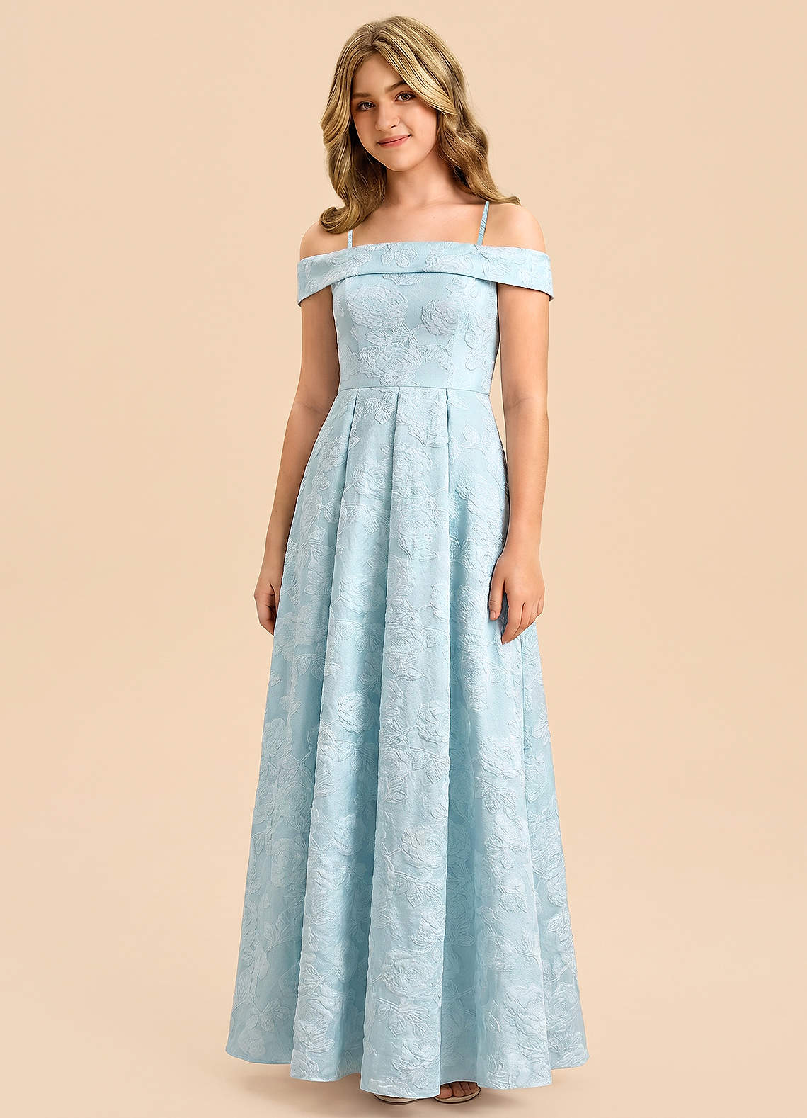 front Azazie Lucy Junior Formal Dress
