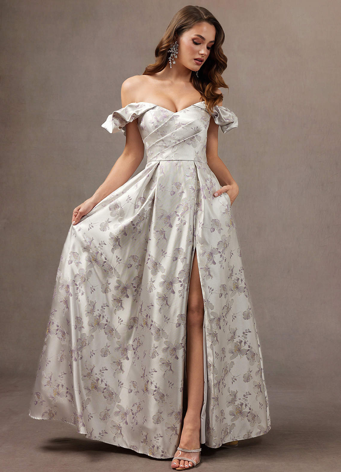 silver maxi dress formal Sexy Silver Sequin Mermaid Evening Dress Formal Gown