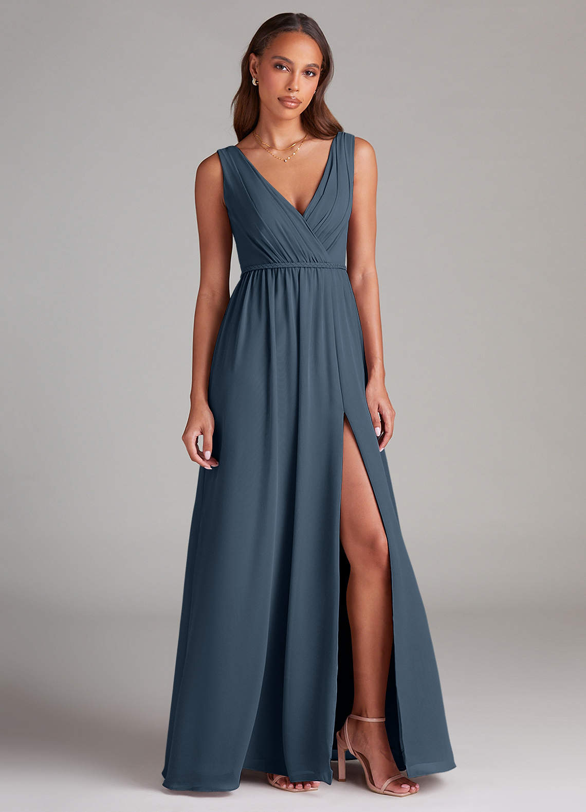 jean corset dress Chambray Denim Dont miss out on Spaghetti Strap Wedding Dress Color::#58-White Soft gold accents on
