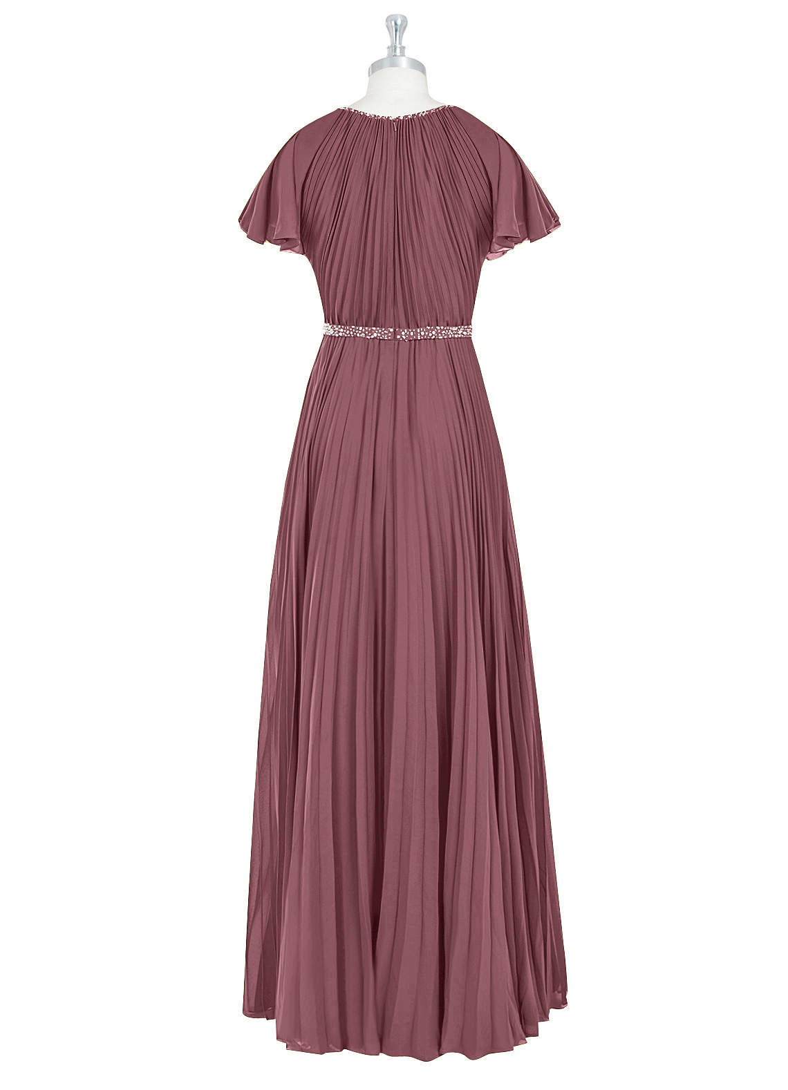 Azazie Kara Final Sale A-Line Pleated Chiffon Floor-Length Dress image7