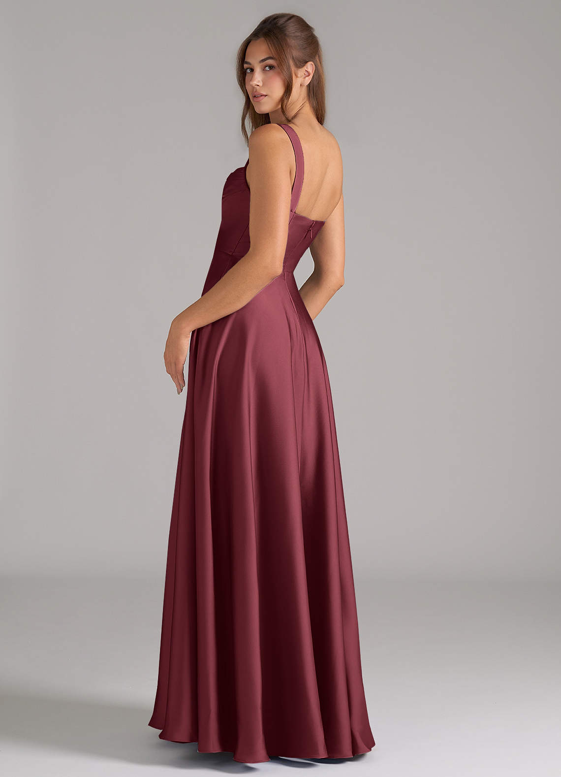 azizi dresses Azazie Kaitlynn Chiffon Cabernet Bridesmaid Size UK 28 The Mixie dress is a sleeveless Azazie Bridesmaid Dresses & Gowns