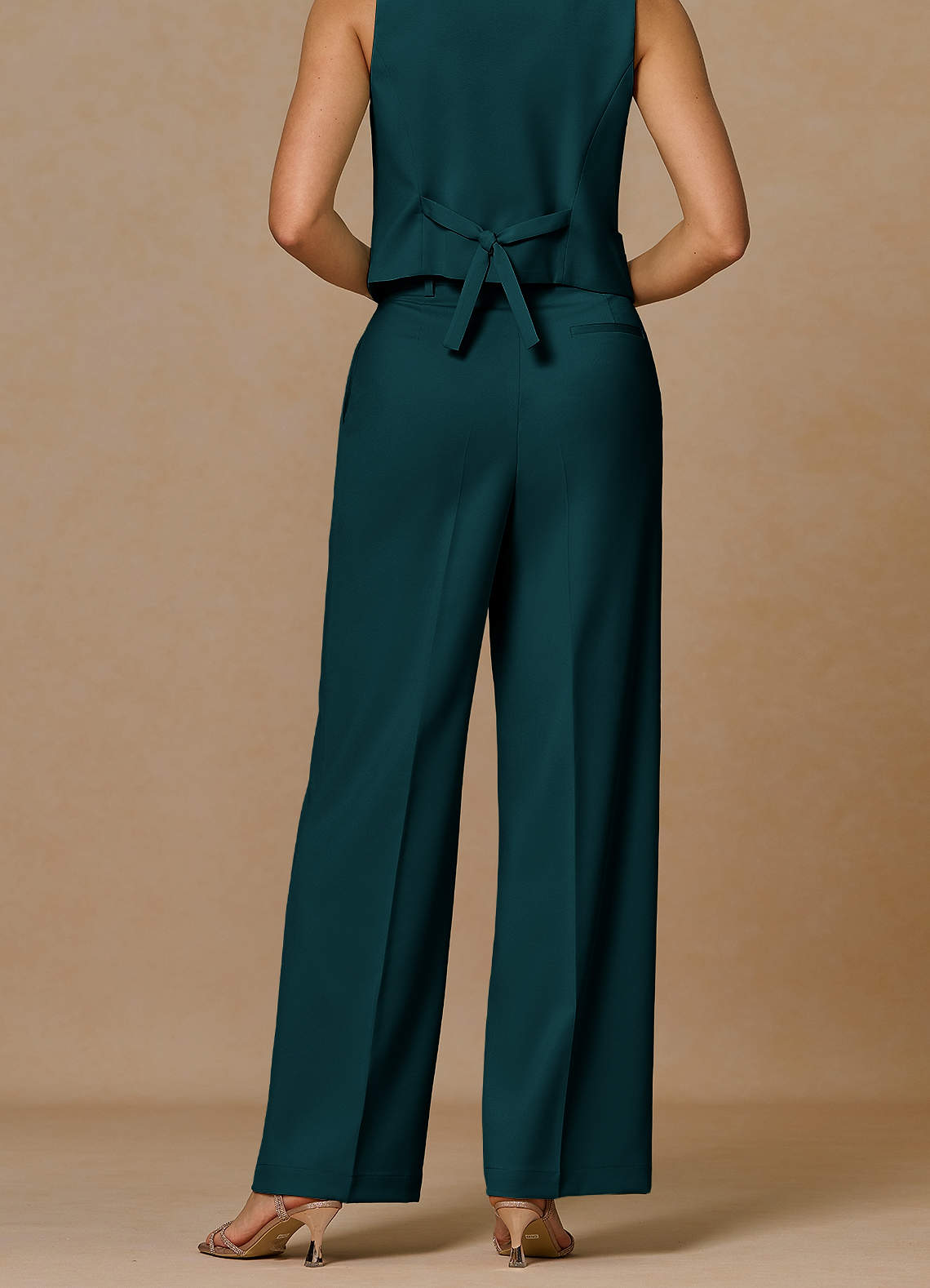 front Rowan Pine Refined Weave Performance pants