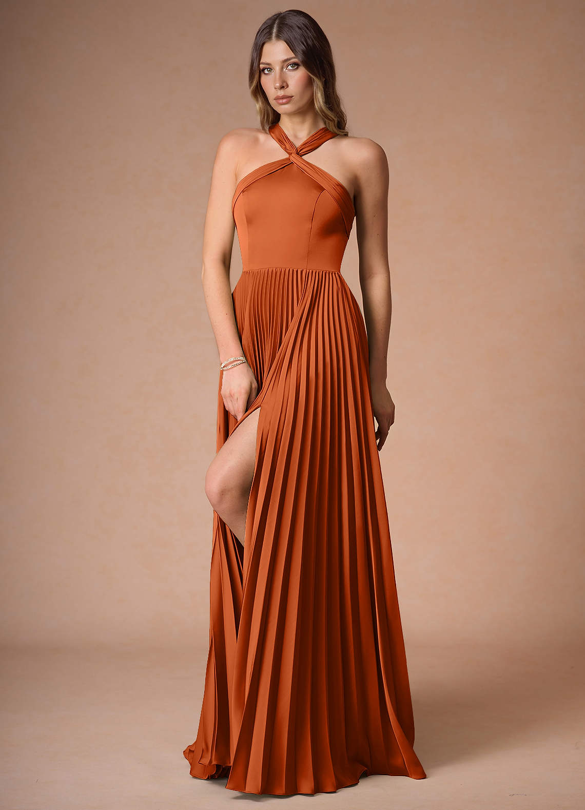 Abito Lungo Ruggine Teresa image1