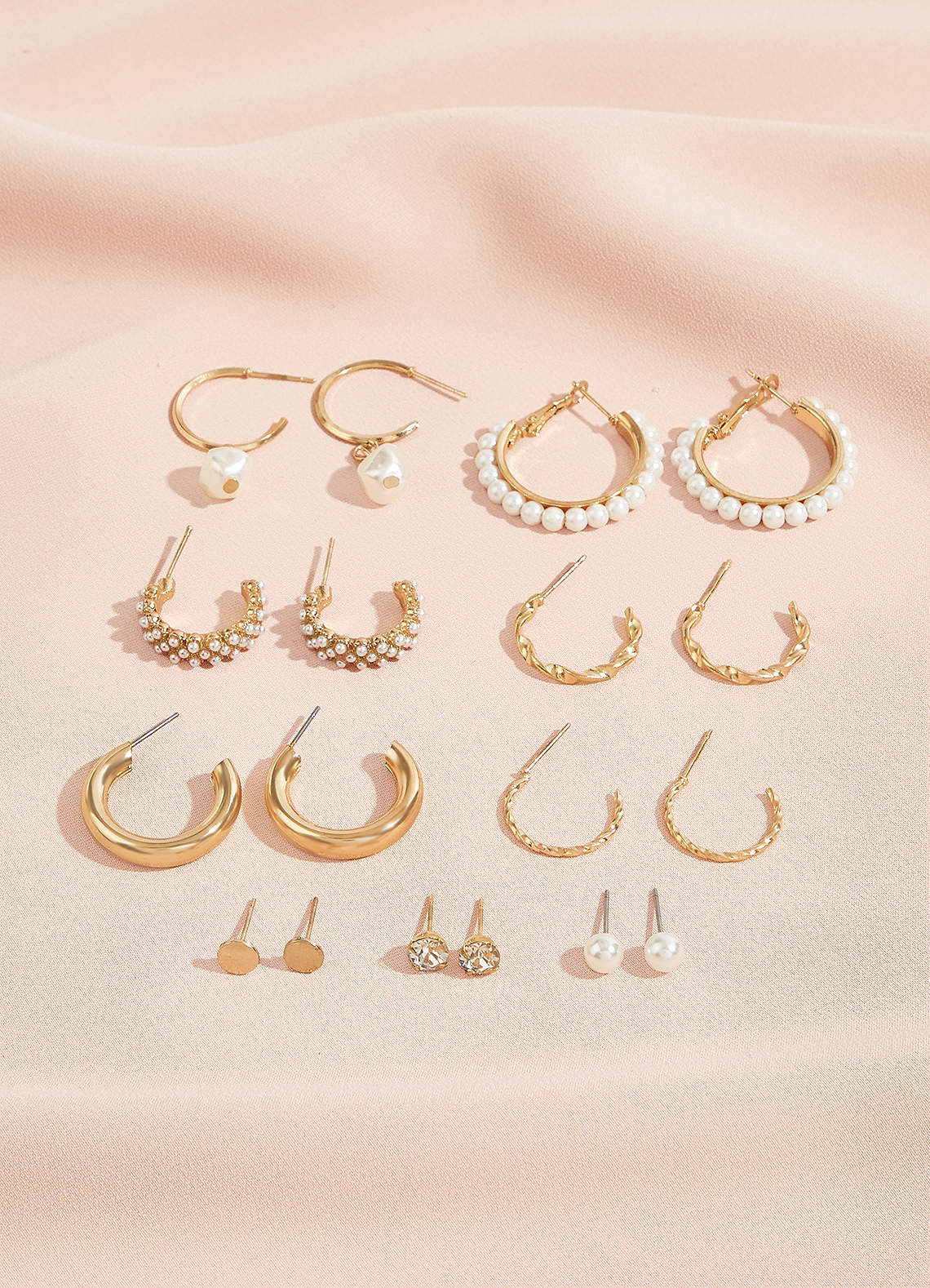 front Modern Earring Set