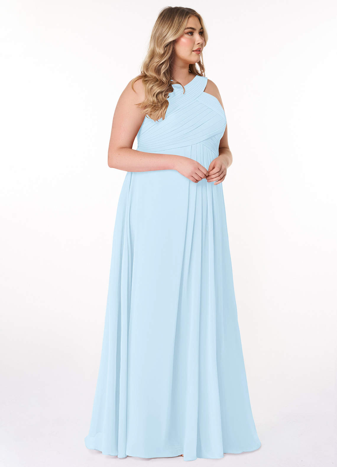 sachin and babi light blue dress Zapaka Women Plus Size Mother of the Bride Dress Off The Shoulder Blue  Sheath Chiffon Wedding Guest Dress – ZAPAKA main image 1