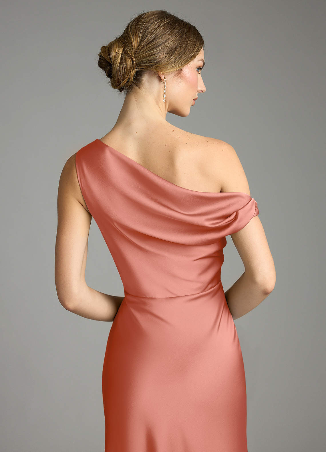 peach mermaid bridesmaid dresses Andie Dress in Sage