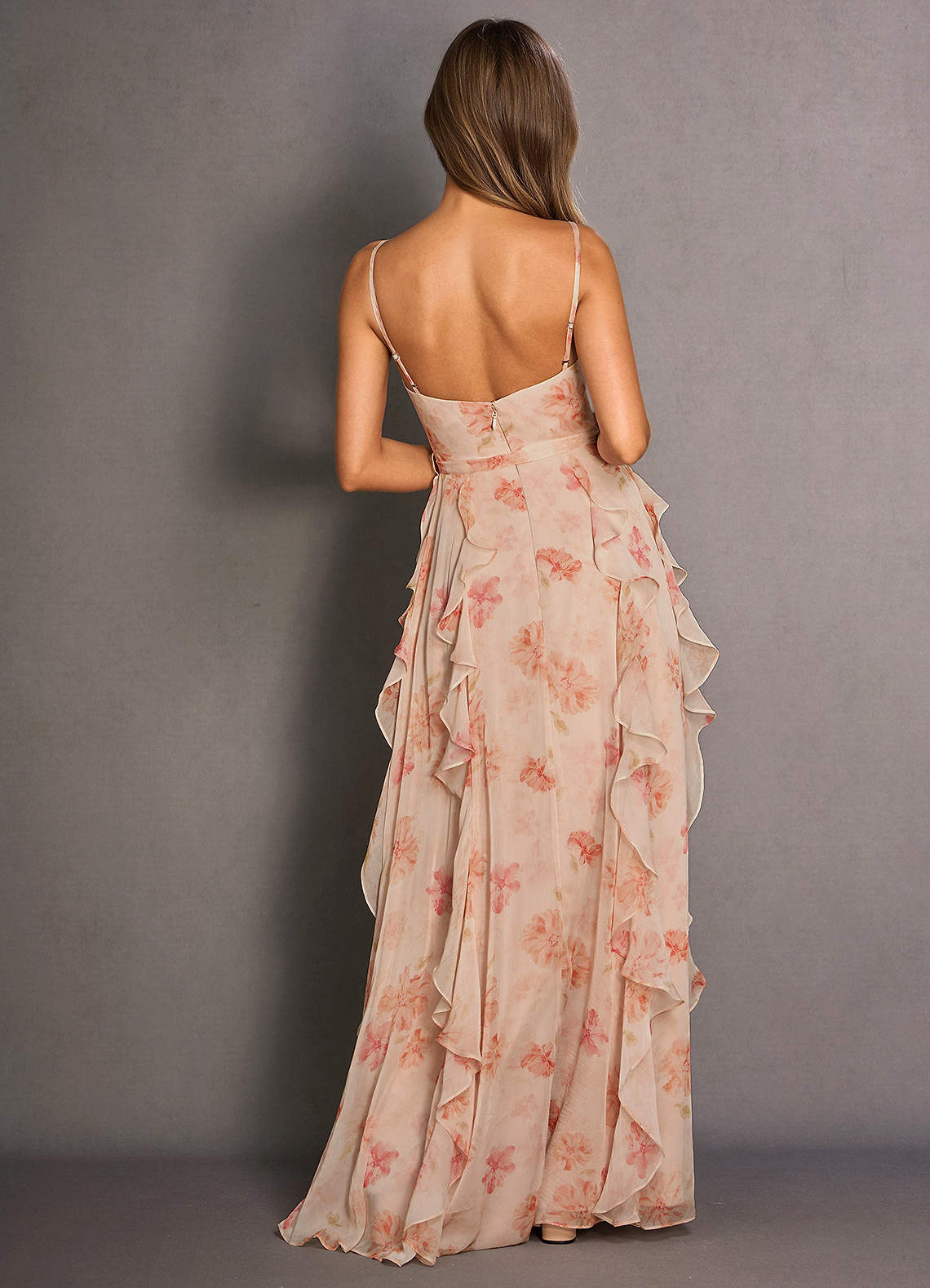 Robe Longue Pêche Sienne image2