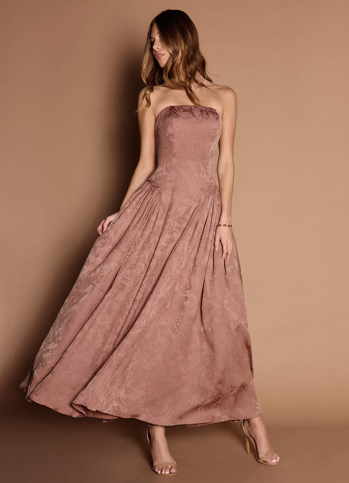Milla Rosewood Maxi Dress Ready to Ship | Azazie