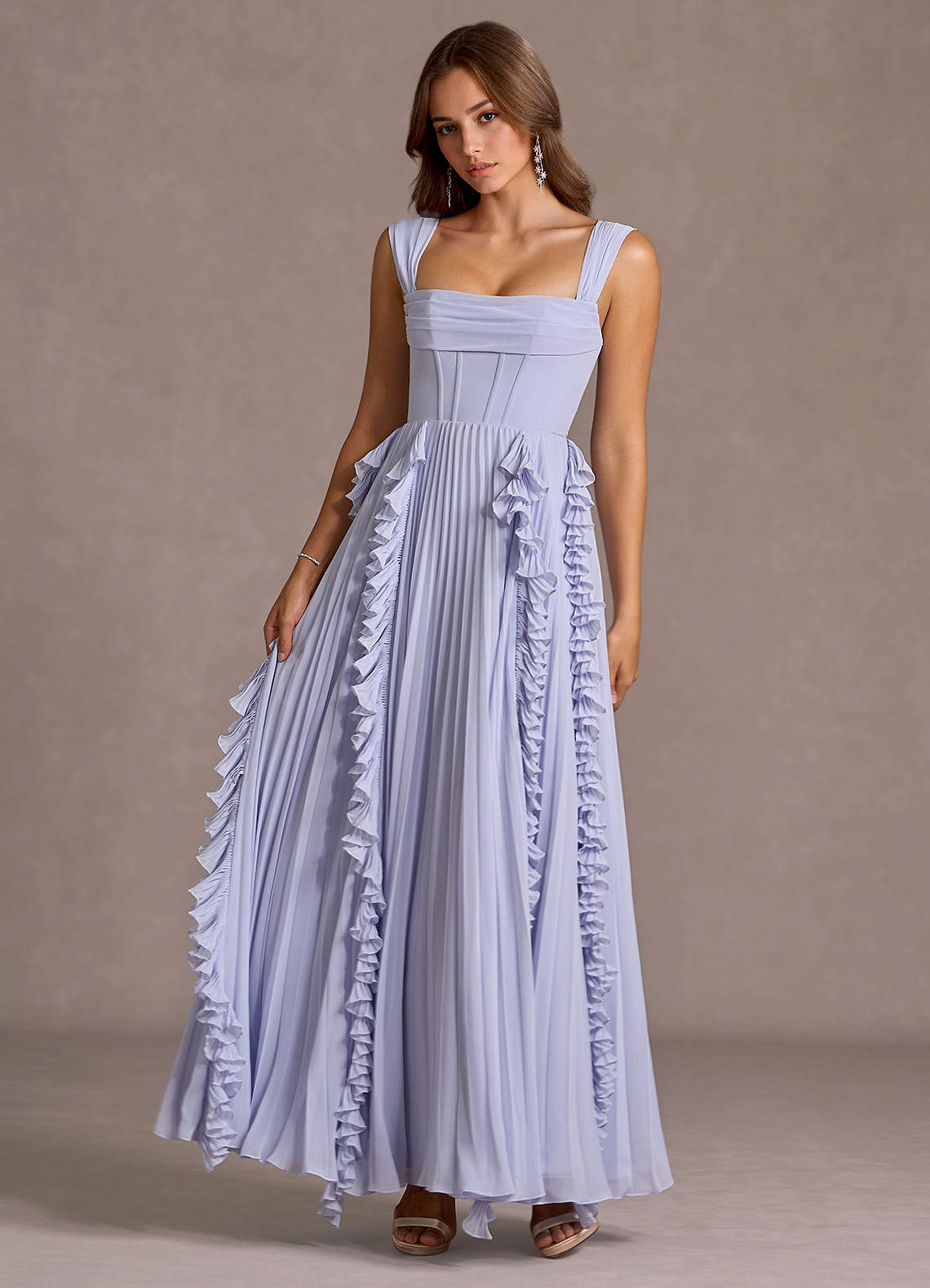 Vestido Bígaro Pálido Largo Jaden image1