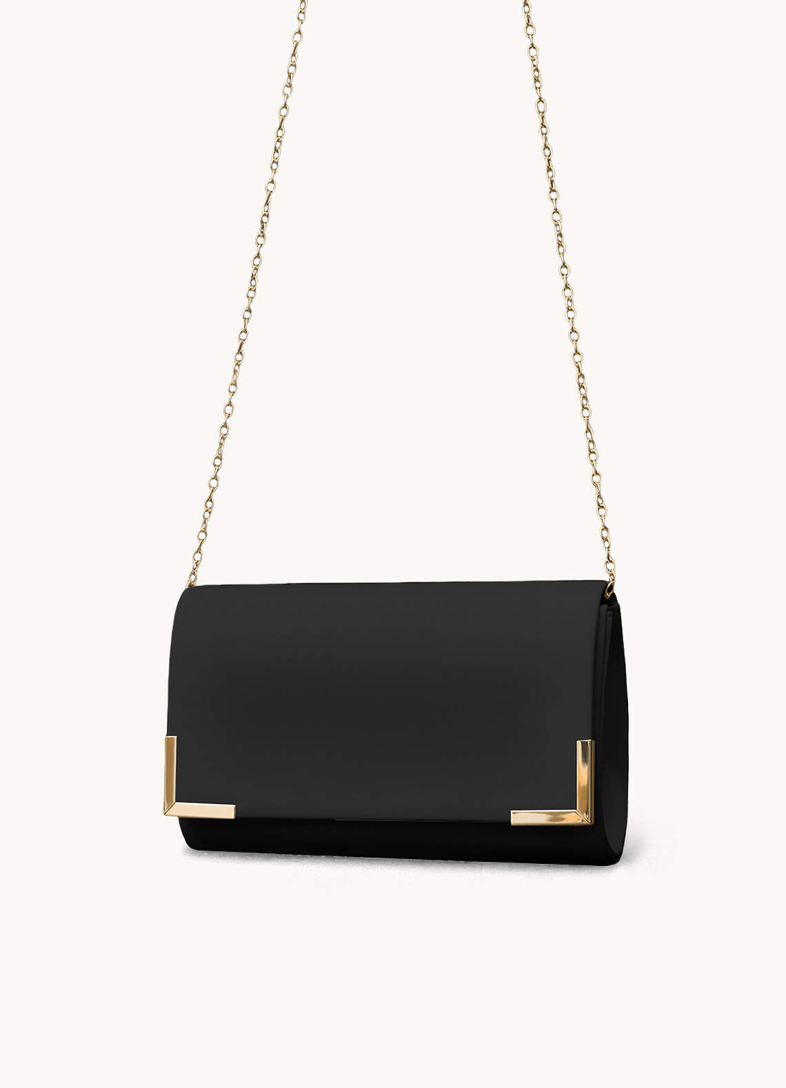 front Pu Metal Embellished Envelope Bag