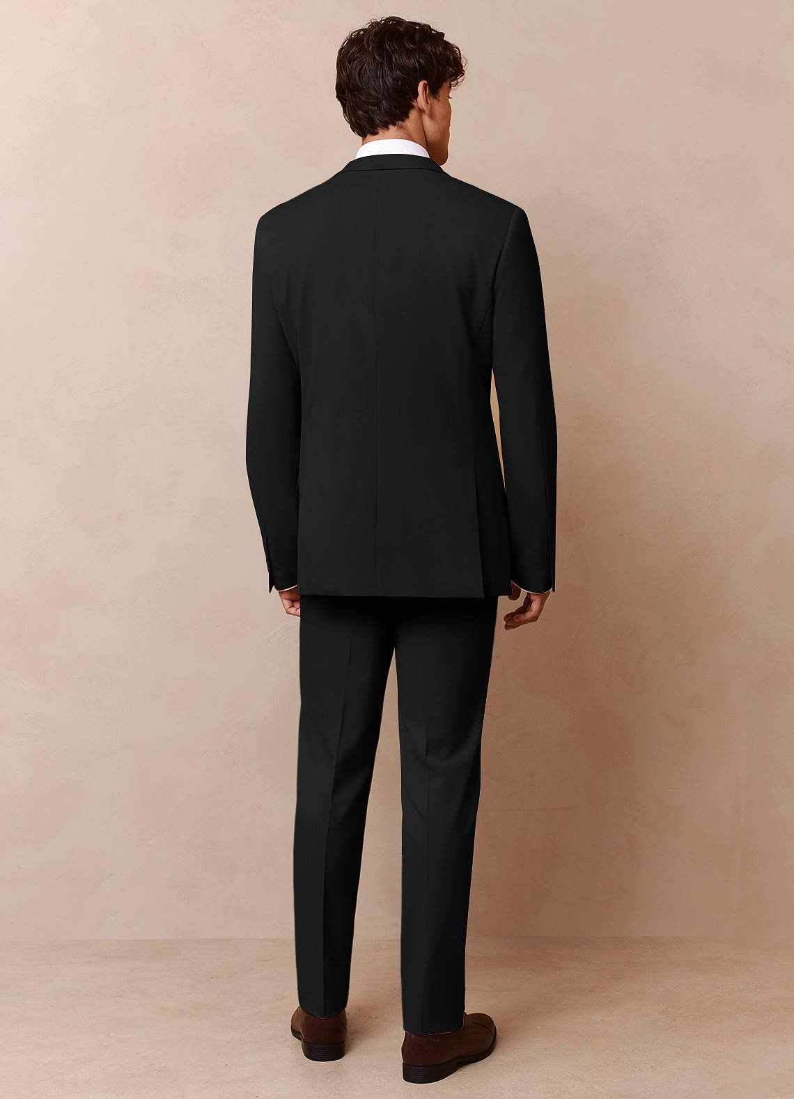 front Savile Czarny Kurtka garniturowa z mieszanki wełny