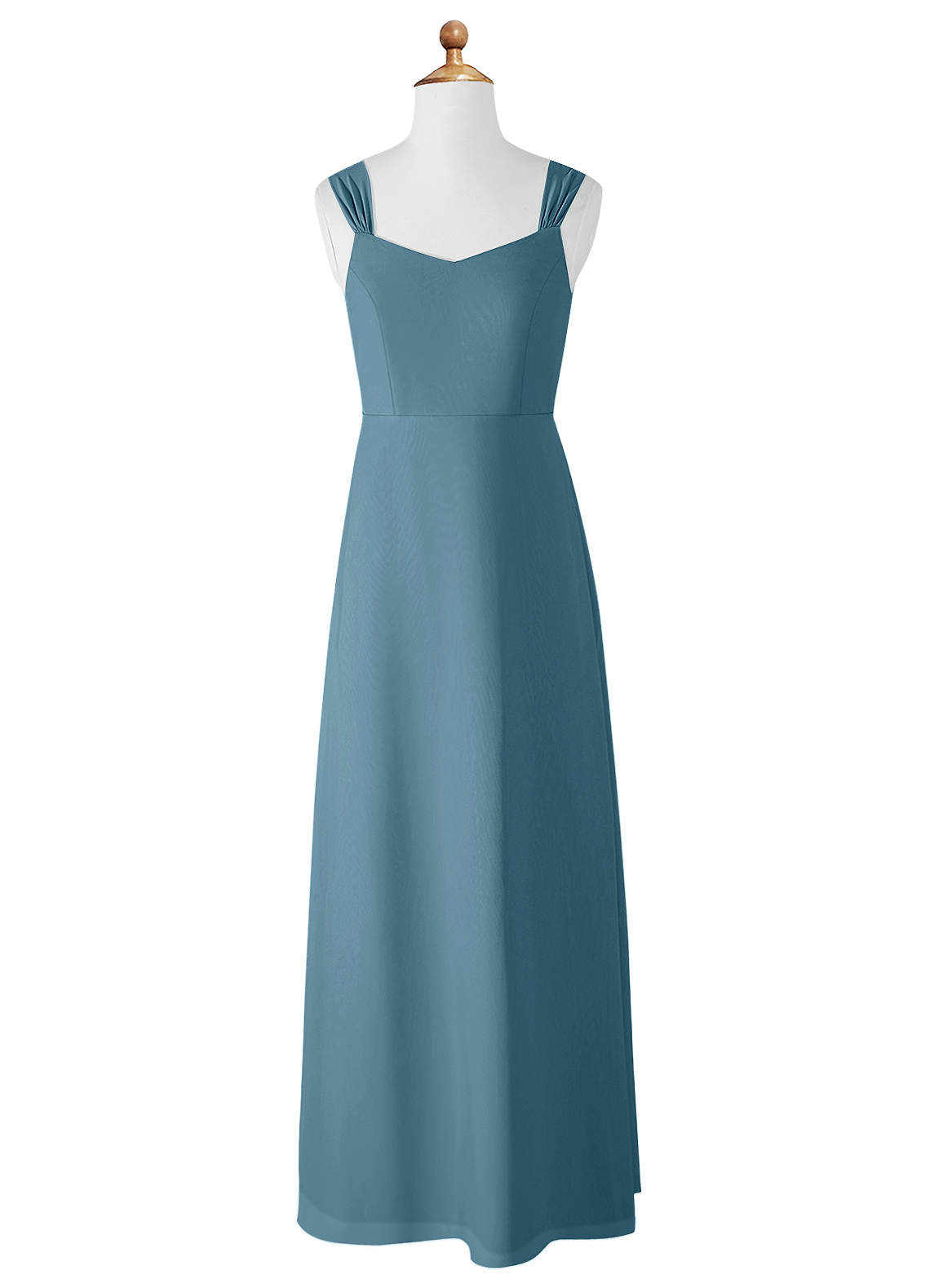 Azazie Denice Junior Bermuda A-Line Chiffon Dress image7