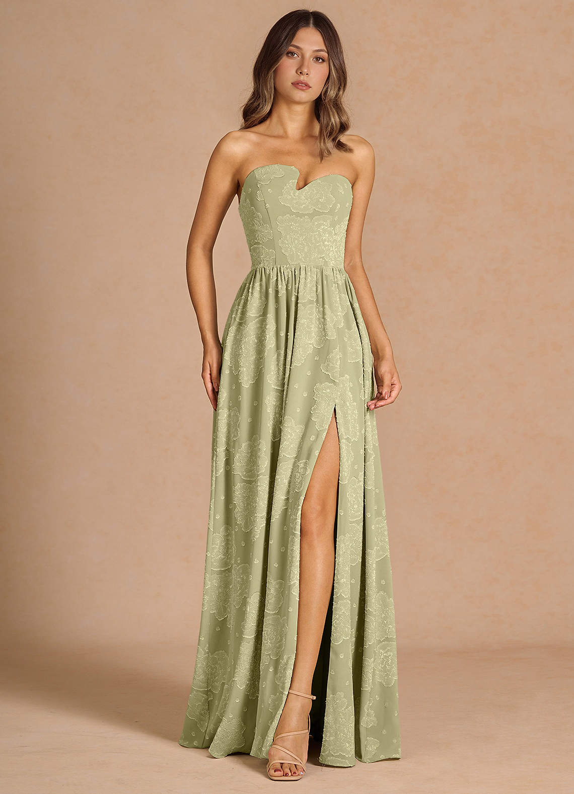 Philomena Celadon Maxi Dress Ready to Ship | Azazie CA