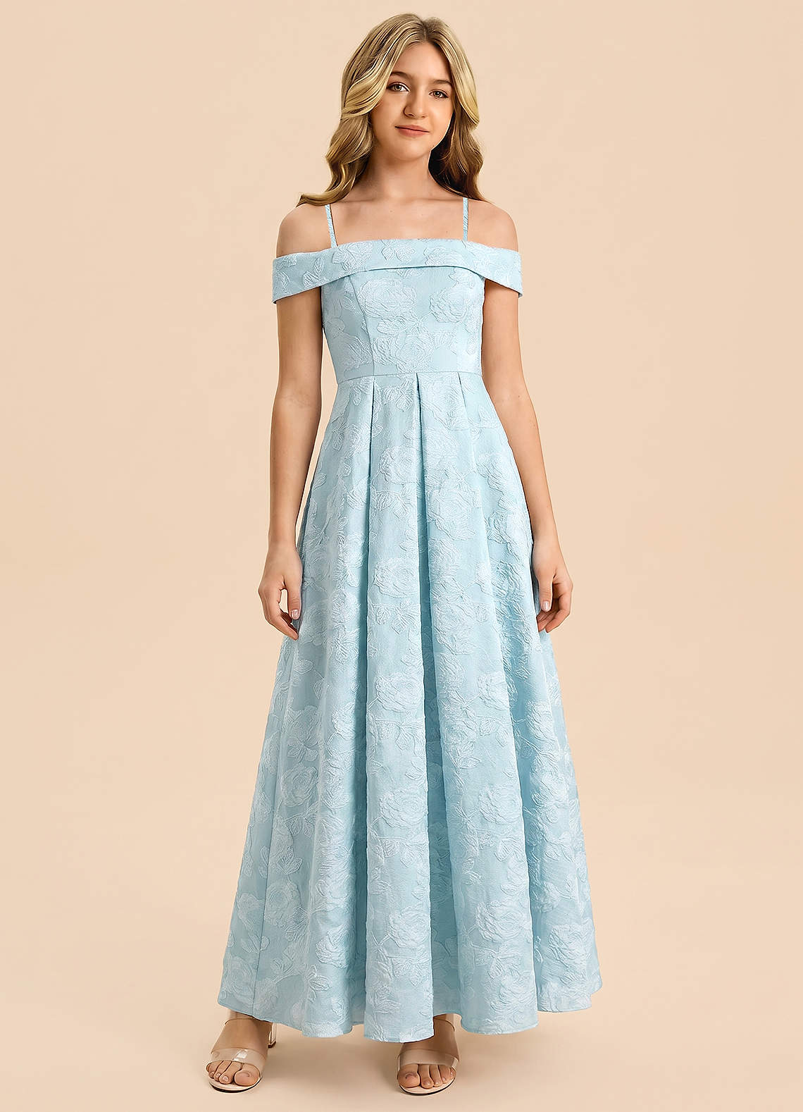 front Azazie Lucy Junior Formal Dress