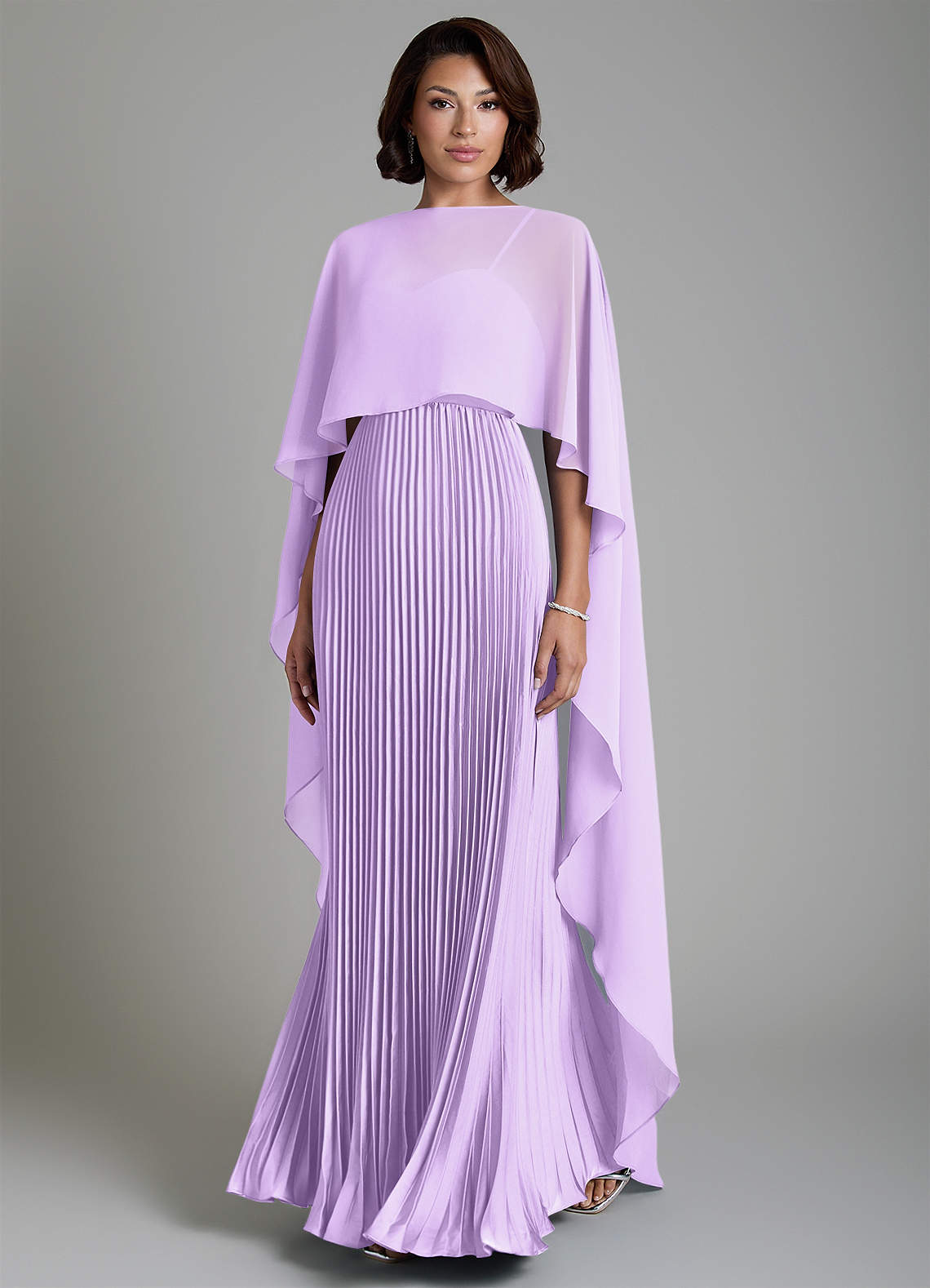 lilac satin bridesmaid dresses Roma Bridesmaids Dress in The stretch satin fabric offers a subtle sheen with comfortable flexibility for all Azazie Sorrel