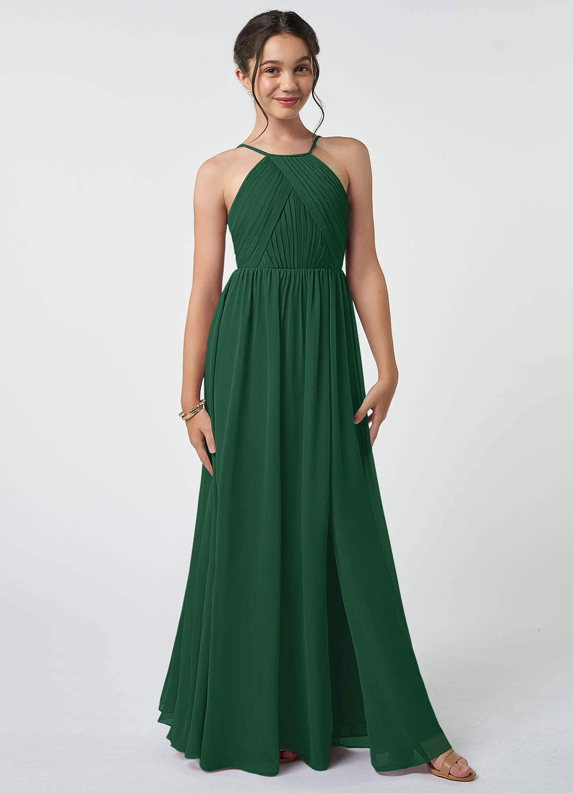 Dark green junior bridesmaid on sale dresses