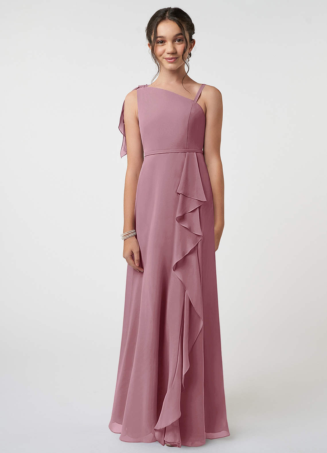 adorable bridesmaid dresses Dark Pink Off Shoulder Knee Length Bridesmaid Dresses, Cute Wedding Pa main image 1