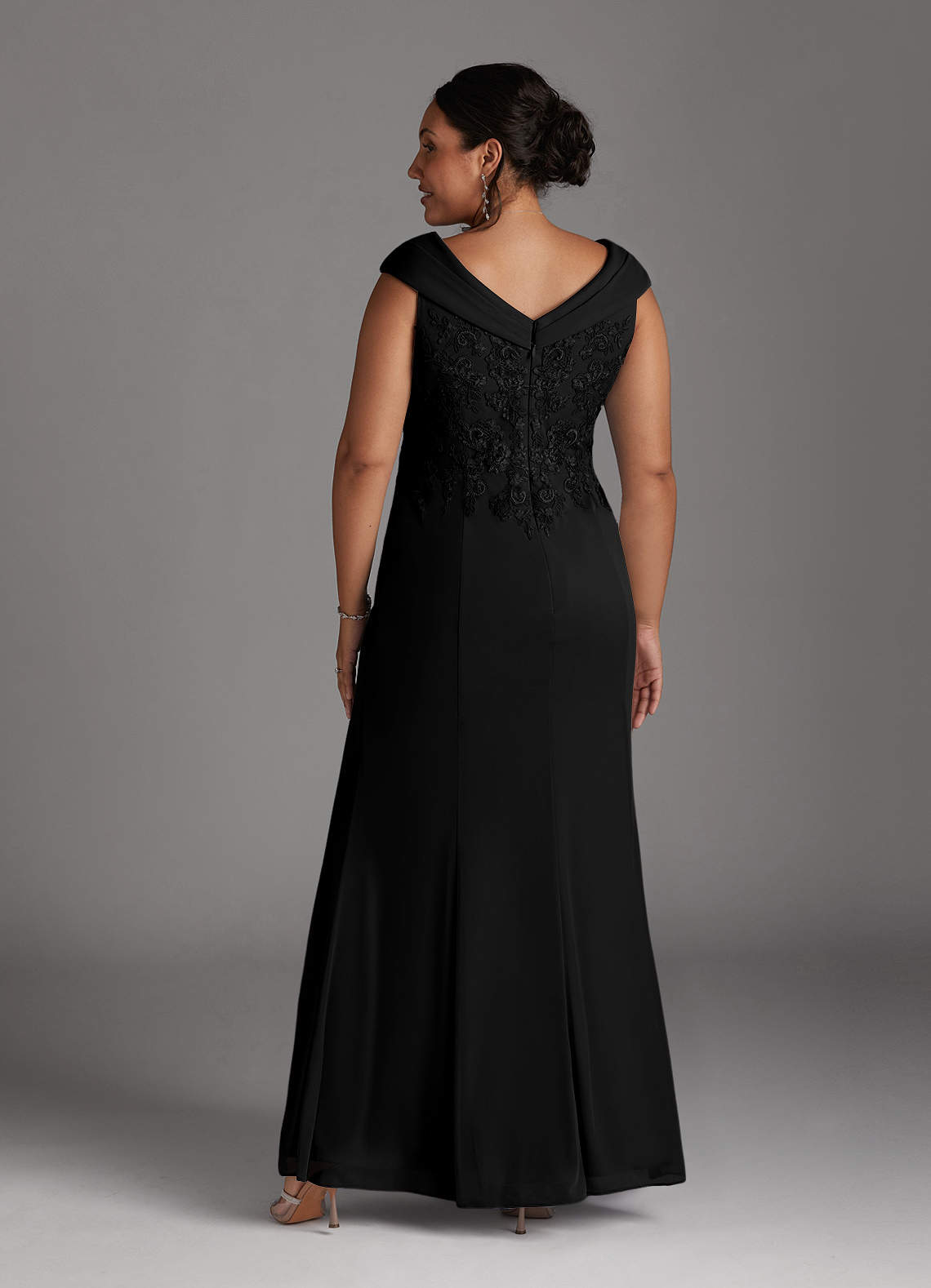 美品 Deuxieme Classe麻ガーゼ gown Azazie Calathea Black A-Line Lace Dress | Azazie
