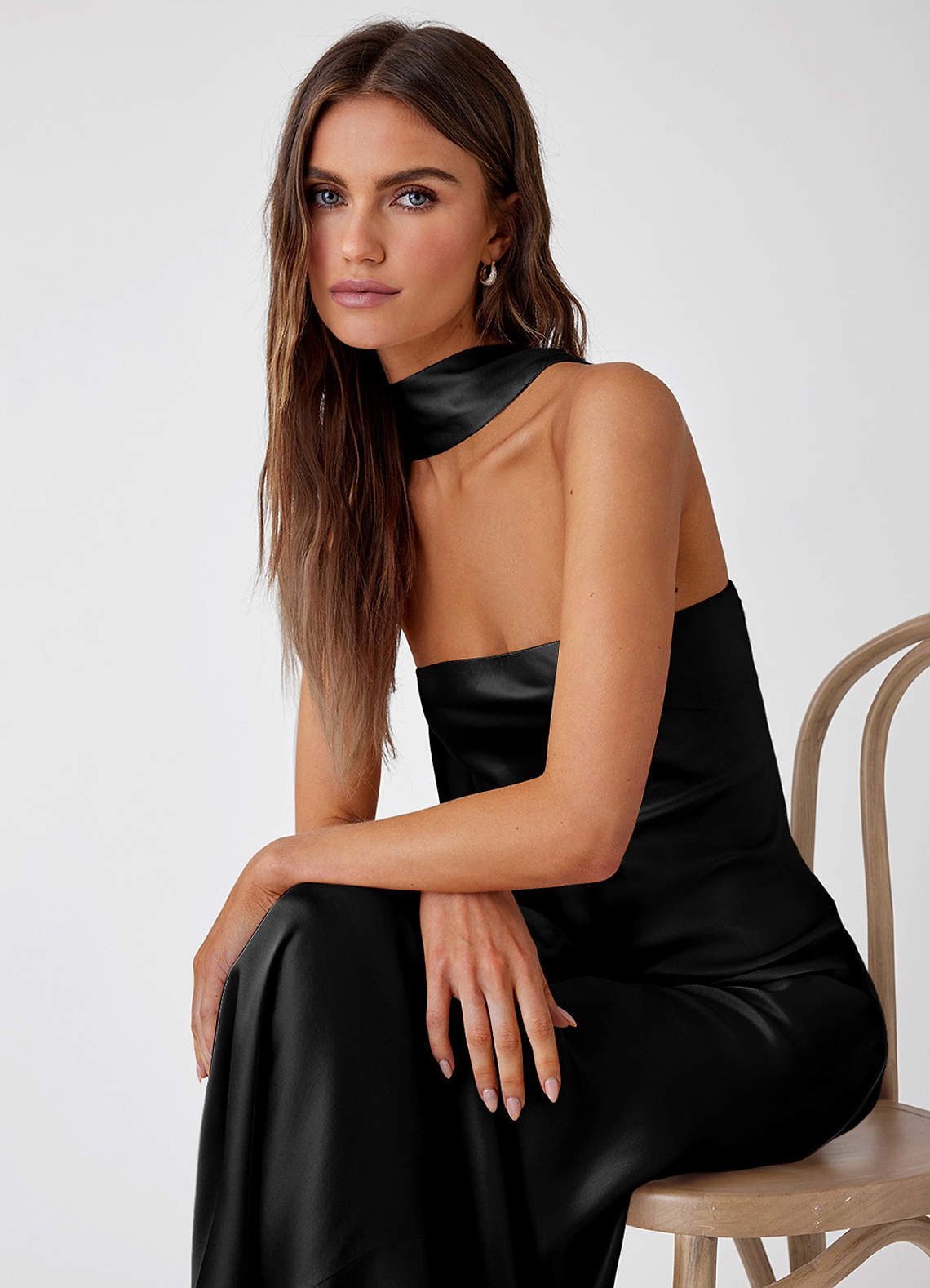 Vestido Negro Largo Serendipity image1