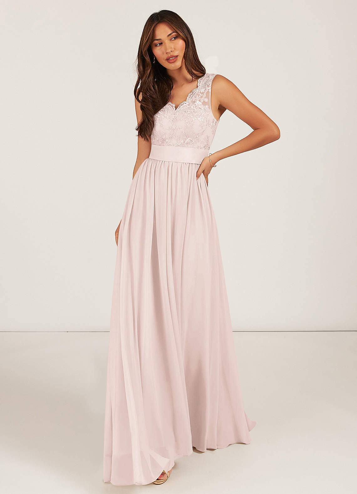 Azazie Gertrude Rose Petal Bridesmaid Dresses | Azazie