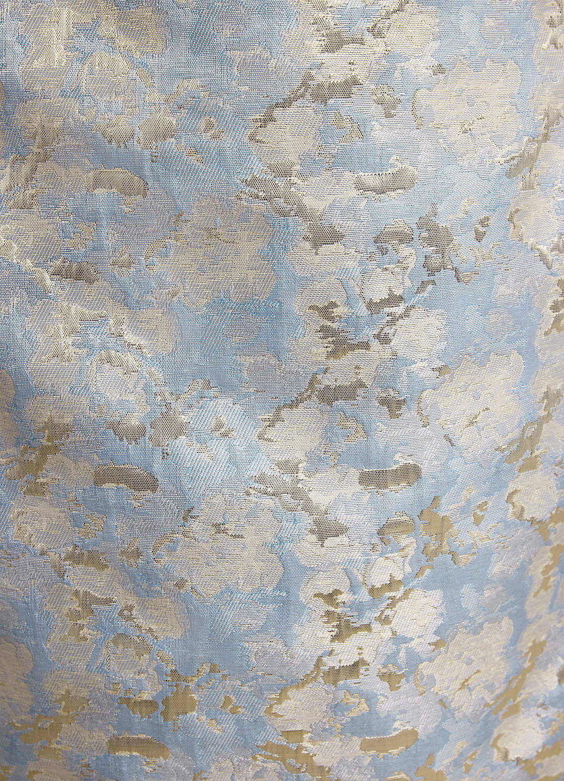 Azazie Hampton Vestidos para mãe da noiva Vestido Azul Empoeirado de Jacquard de sereia com Um ombro image6