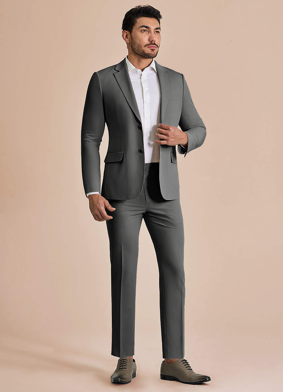 front William Carbón Traje