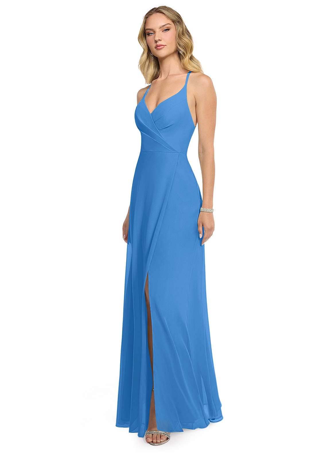 Azazie Davis Blue Jay Bridesmaid Dresses Azazie