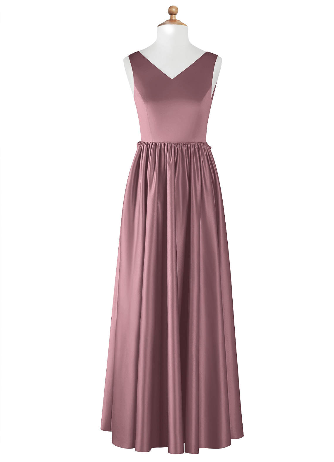 Azazie vintage clearance mauve dress