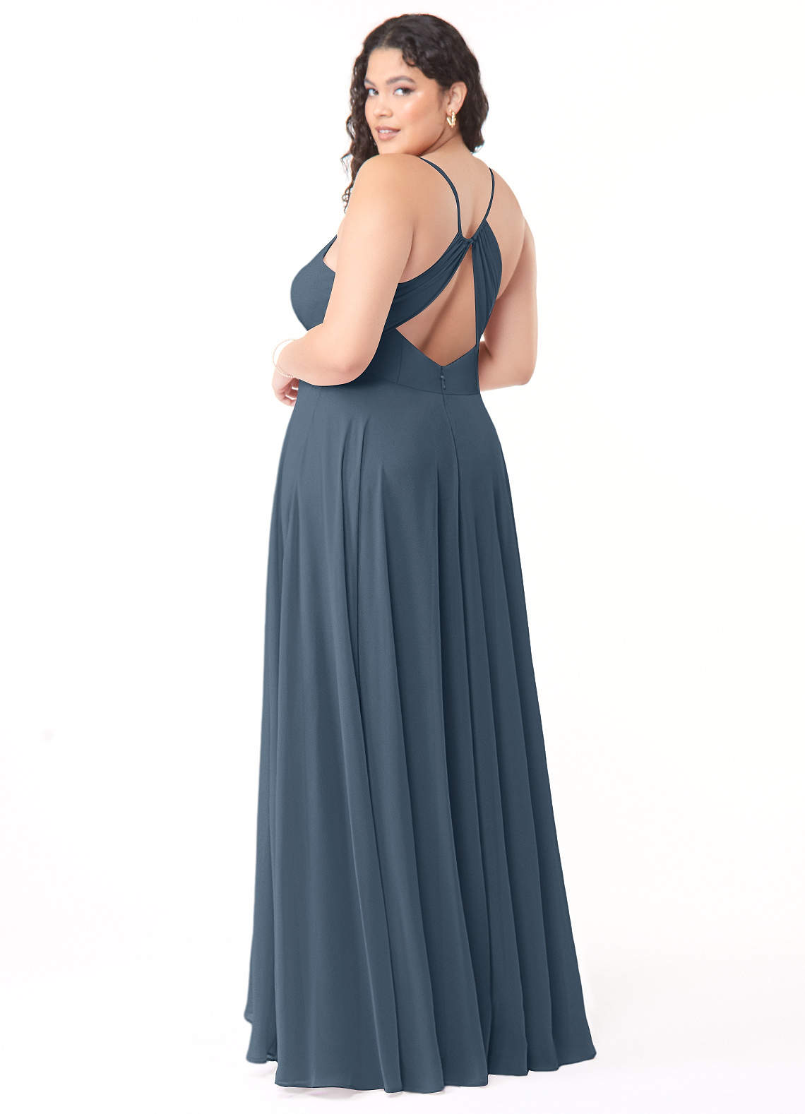 plus size bridesmaid dresses size 30 One Shoulder A Line Slit Plus Size Bridesmaid Dress main image 1